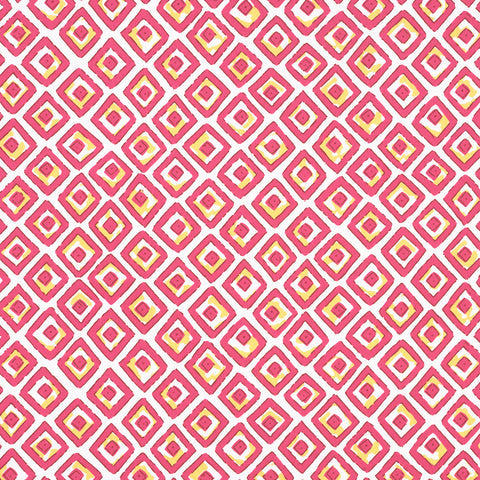 indian diamond pink fabric - f910663 - thibaut fabric