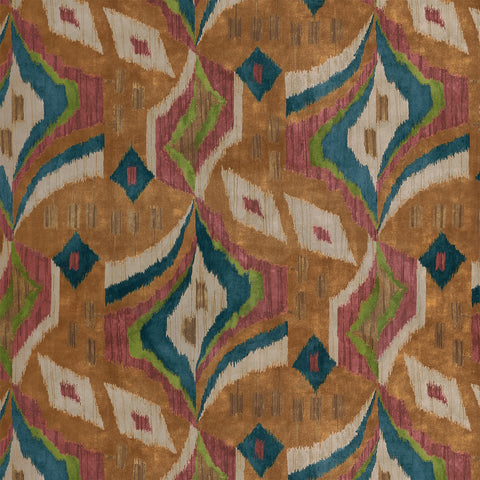 Artesian Velvet Ochre Fabric - F912060 - Thibaut Fabric