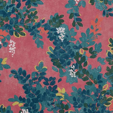 Central Park Pink Fabric - F914332 - Thibaut Fabric