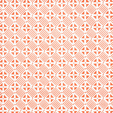 Plaza Coral Fabric - F916222 - Thibaut Fabric