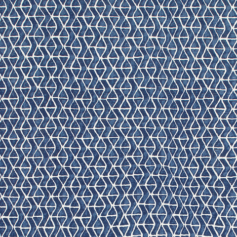 Stony Brook Navy Fabric - F942007 - Thibaut Fabric
