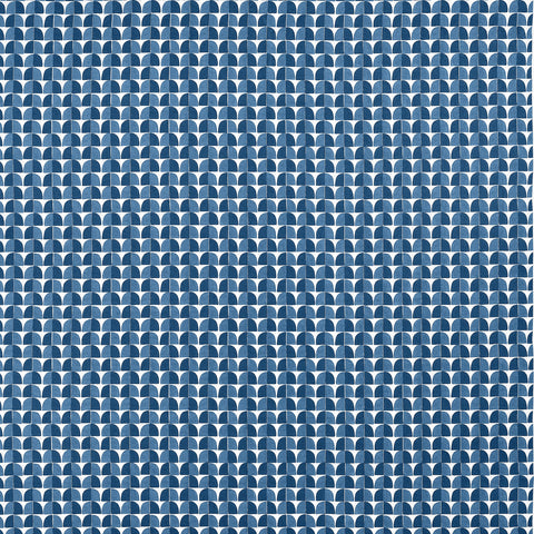 Solsbury Navy Fabric - F945023 - Thibaut Fabric