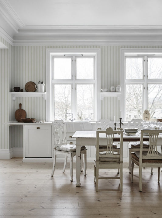 Gustav Light Green - 101-18 - Sandberg Wallpaper