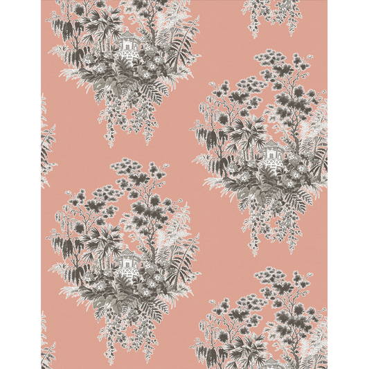 Gaston Y Daniela - Valjunco wallpaper - Rosa - LCW1036.005.0