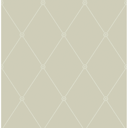 Cole & Son - Large Georgian Rope Trellis - Olive - 100/13065.CS.0