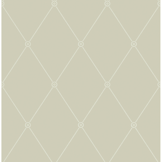 Cole & Son - Large Georgian Rope Trellis - Olive - 100/13065.CS.0