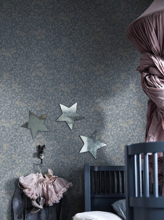 linnea misty blue - 838-36 - sandberg wallpaper