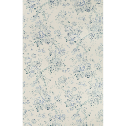 Lee Jofa - Garden Roses wallpaper - Aqua/Blue - P2018106.153.0