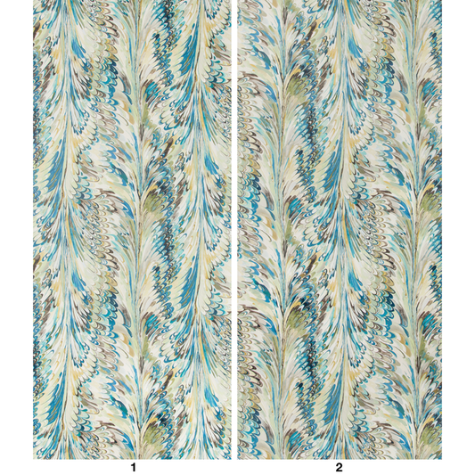 Lee Jofa - Taplow Paper - Peacock/Gold - P2019103.345.0