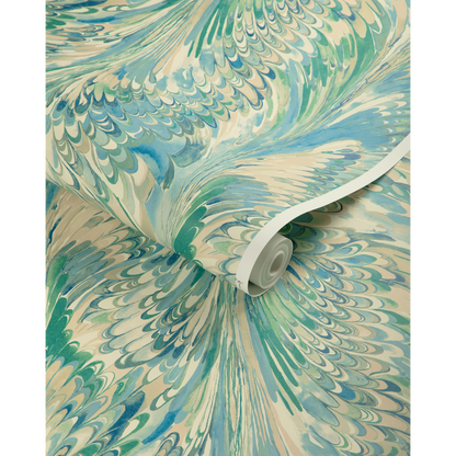 Lee Jofa - Taplow Paper - Marine/Sand - P2019103.516.0