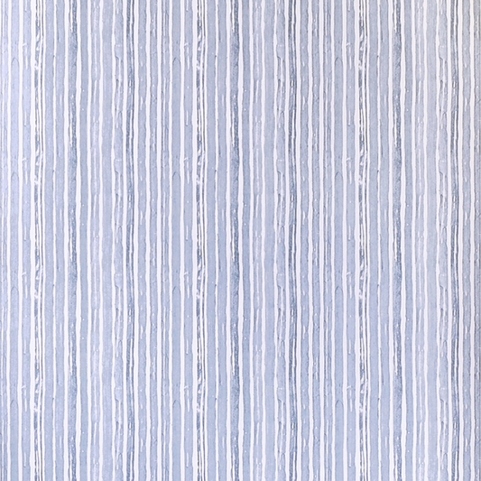 Lee Jofa - Benson Stripe wallpaper - Faded Denim - P2019105.15.0