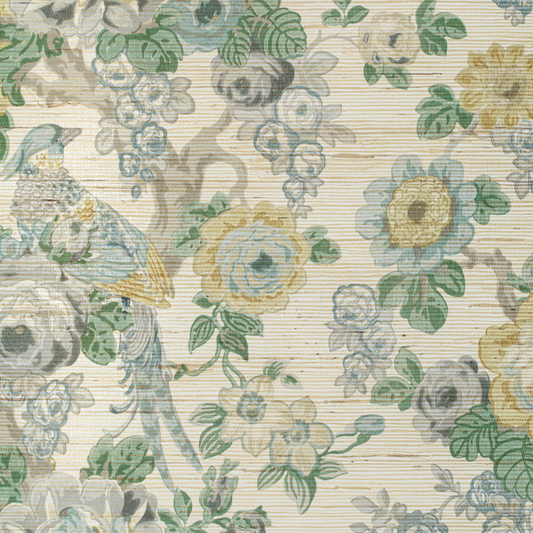 Lee Jofa - Avondale Paper - Slate/Aqua - P2020100.1311.0