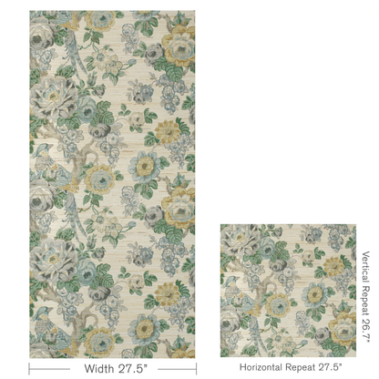 Lee Jofa - Avondale Paper - Slate/Aqua - P2020100.1311.0