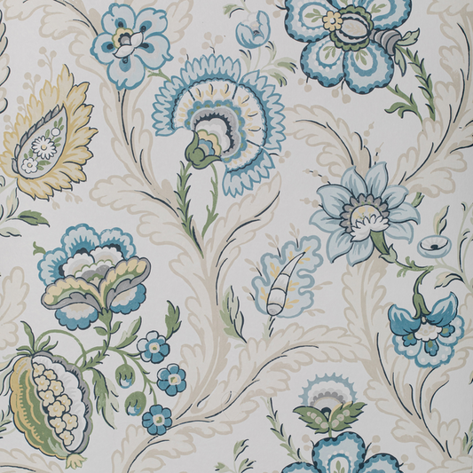 Lee Jofa - Wimberly Paper - Blue/Spring - P2020101.530.0