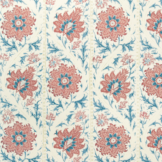 Lee Jofa - Calico Vine wallpaper - Blue Red - P2022102.195.0