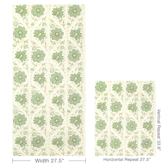lee jofa - calico vine wallpaper - greenery - p2022102.316.0