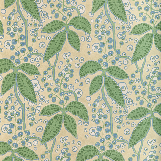 Lee Jofa - Putnam Paper - Leaf/Blue - P2022105.315.0