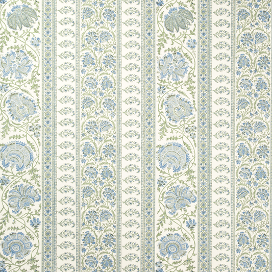 Lee Jofa - Indiennes Stripe wallpaper - Sea - P2022111.530.0