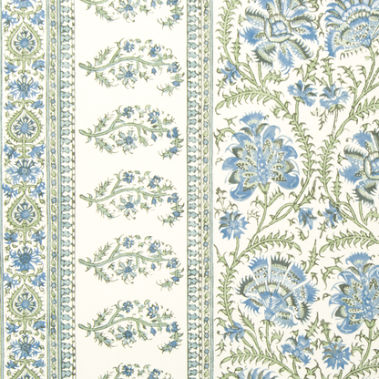 Lee Jofa - Indiennes Stripe wallpaper - Sea - P2022111.530.0