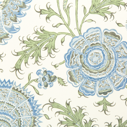 Lee Jofa - Indiennes Floral wallpaper - Sea - P2022112.530.0