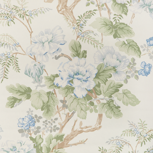 Lee Jofa - Chinese Peony wallpaper - Blue - P2023118.153.0