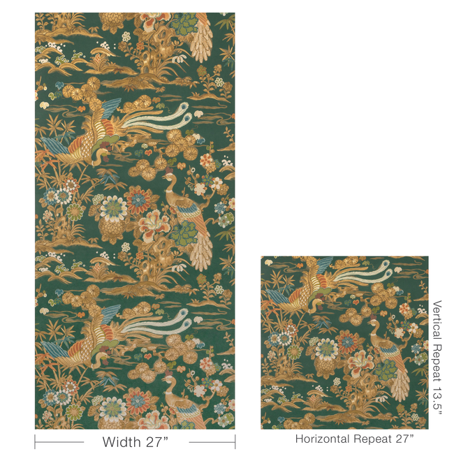 lee jofa - sakura paper - green - p2023124.3.0