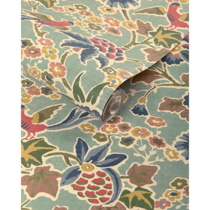 Lee Jofa - Posy Paper - Aqua/Ivy - P2023127.353.0