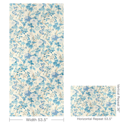 Lee Jofa - Gardenia Paper - Delft/Sky - P2023128.155.0