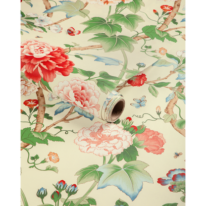 Lee Jofa - Gardenia Paper - Red/Green - P2023128.319.0