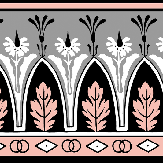 Brunschwig & Fils - Lola Montez Bdr - Rose/Grey - P8015106.1711.0