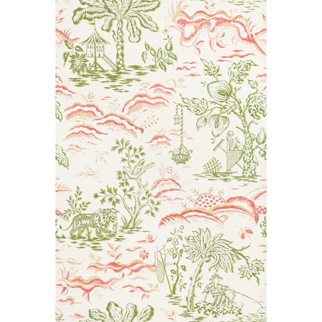 Brunschwig & Fils - Valensole - Leaf/Rose - P8022101.317.0