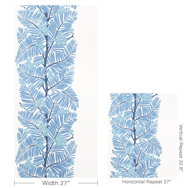 brunschwig & fils - palmar - blue - p8022108.5.0