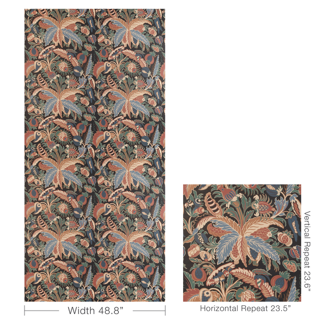 brunschwig & fils - villars - ebony - p8023108.830.0