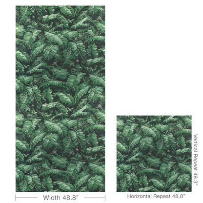 Brunschwig & Fils - Feuilles De Bananier - Ivy - P8023109.33.0