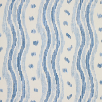 Lee Jofa - Ikat Stripe wallpaper - Azure - PBFC-3531.155.0