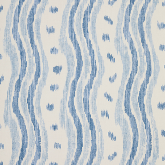 Lee Jofa - Ikat Stripe wallpaper - Azure - PBFC-3531.155.0