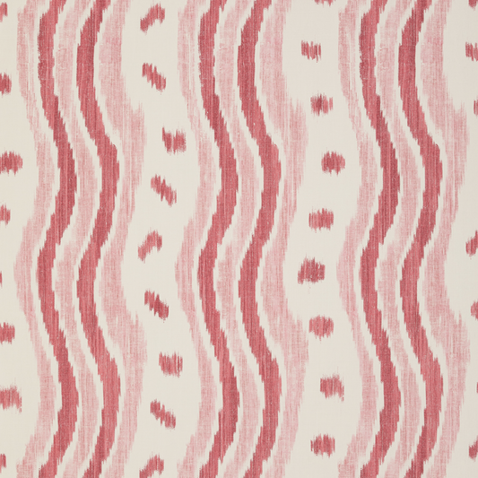 Lee Jofa - Ikat Stripe wallpaper - Coral - PBFC-3531.917.0