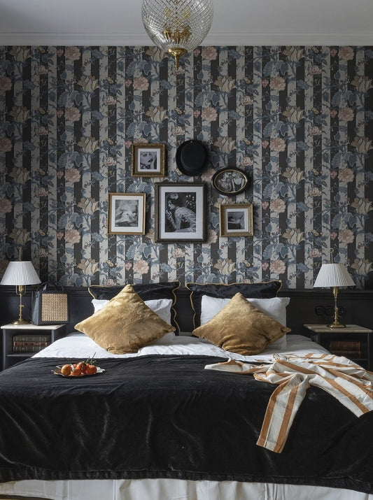 Soho Slate - R17552 - Sandberg Wallpaper