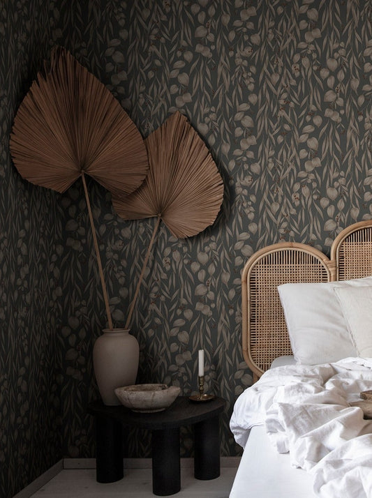 sara indigo blue - s10117 - sandberg wallpaper