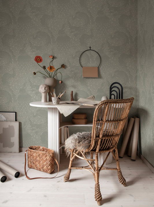 evelina sage green - s10127 - sandberg wallpaper