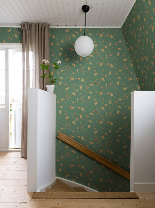 Elmire Emerald - S10149 - Sandberg Wallpaper