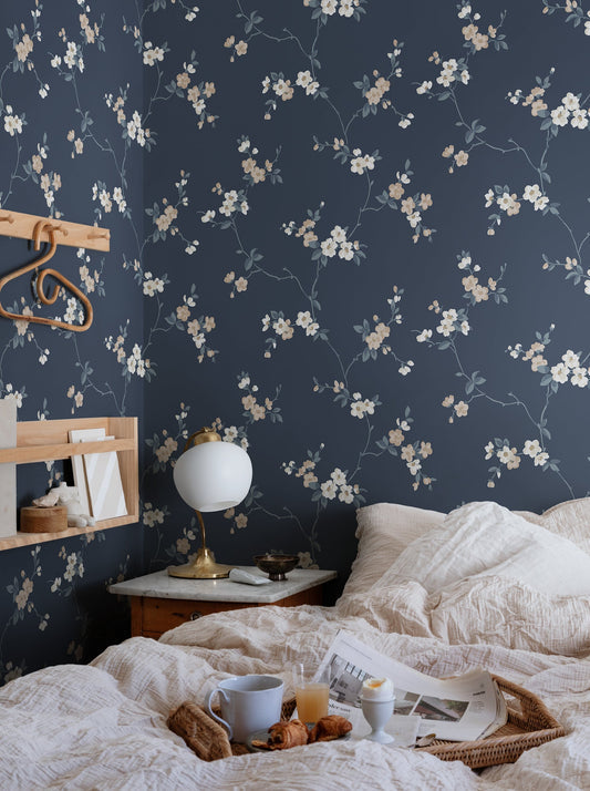 Engla Classic Blue - S10189 - Sandberg Wallpaper