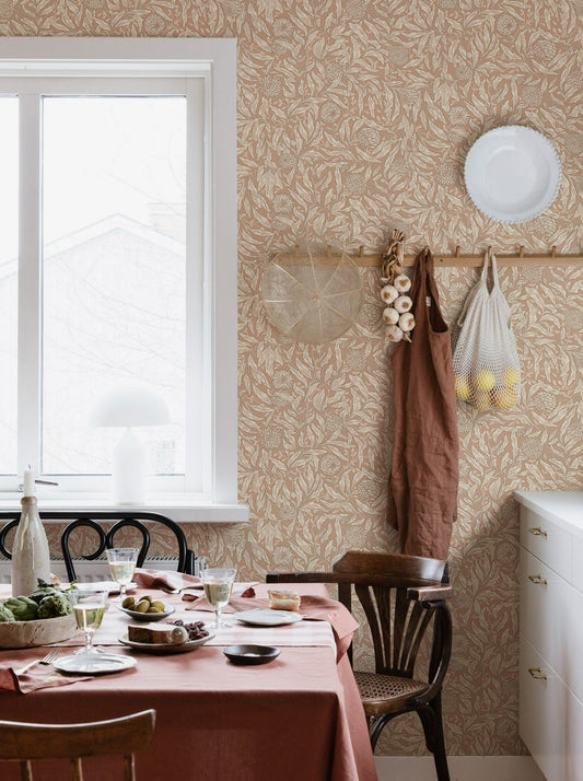 olof terracotta - s10205 - sandberg wallpaper