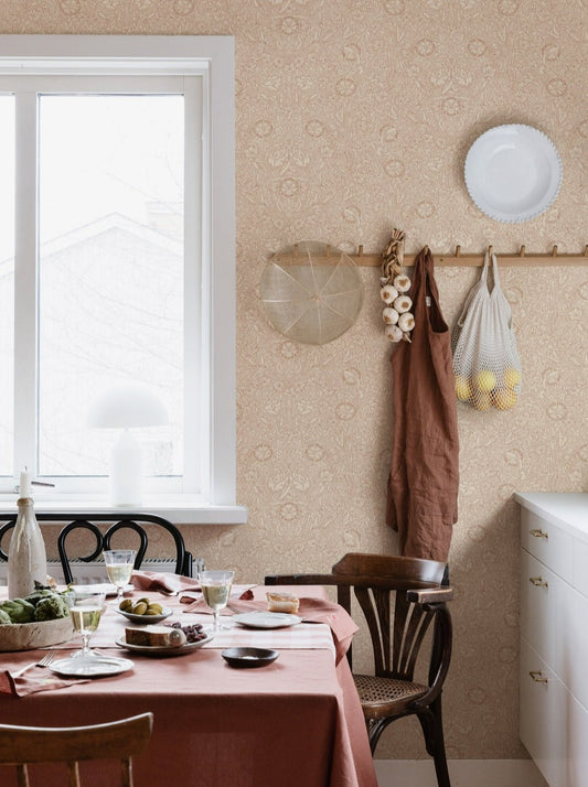 caroline terracotta - s10211 - sandberg wallpaper