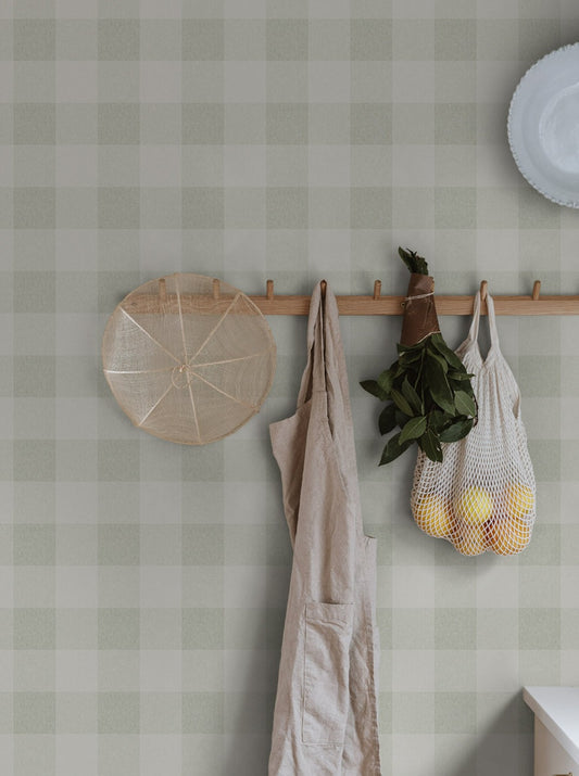 lykke spring green - s10228 - sandberg wallpaper