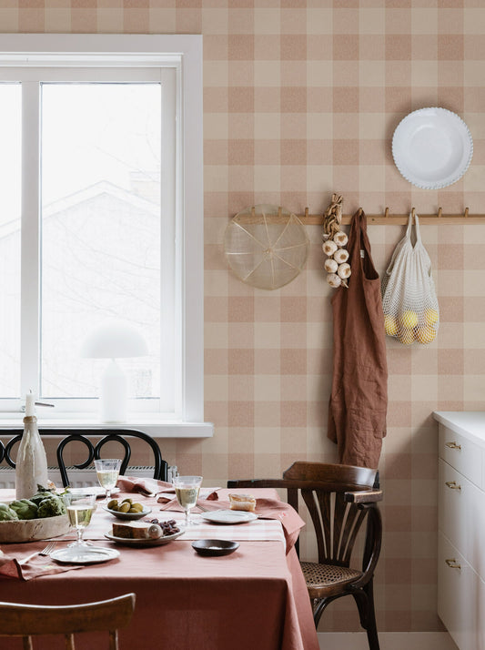 Lykke Terracotta - S10230 - Sandberg Wallpaper