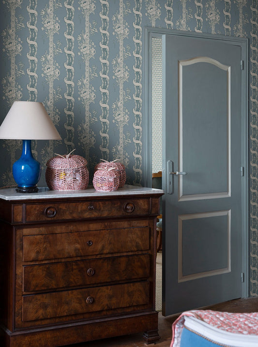 Alexandra Misty Blue - S10250 - Sandberg Wallpaper