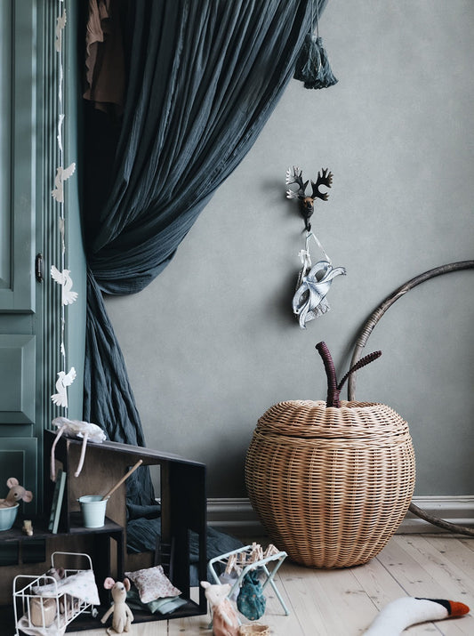 kalk misty blue - s10295 - sandberg wallpaper