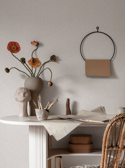 bladverk gray - s10307 - sandberg wallpaper