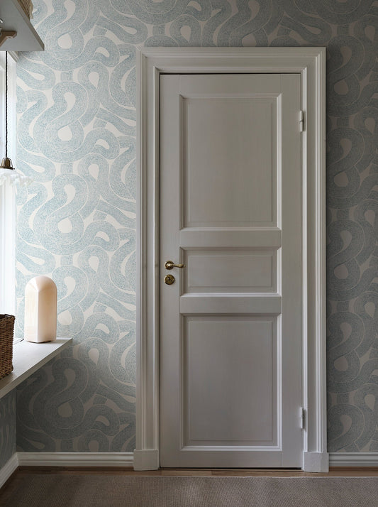 Zen Indigo Blue - S10330 - Sandberg Wallpaper